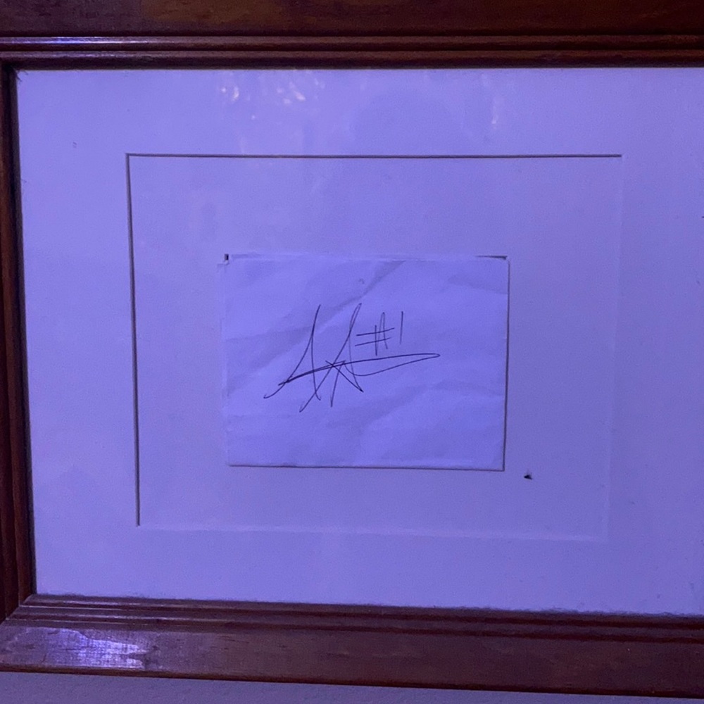 Amar’e Stoudemire autograph